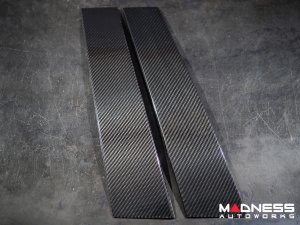 Alfa Romeo Giulia Exterior Door Pillars - Carbon Fiber - Feroce Carbon